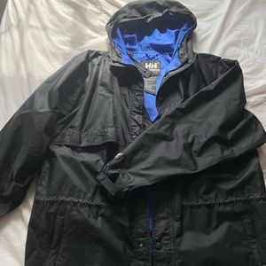 Helly Henson black rain jacket Size: Large